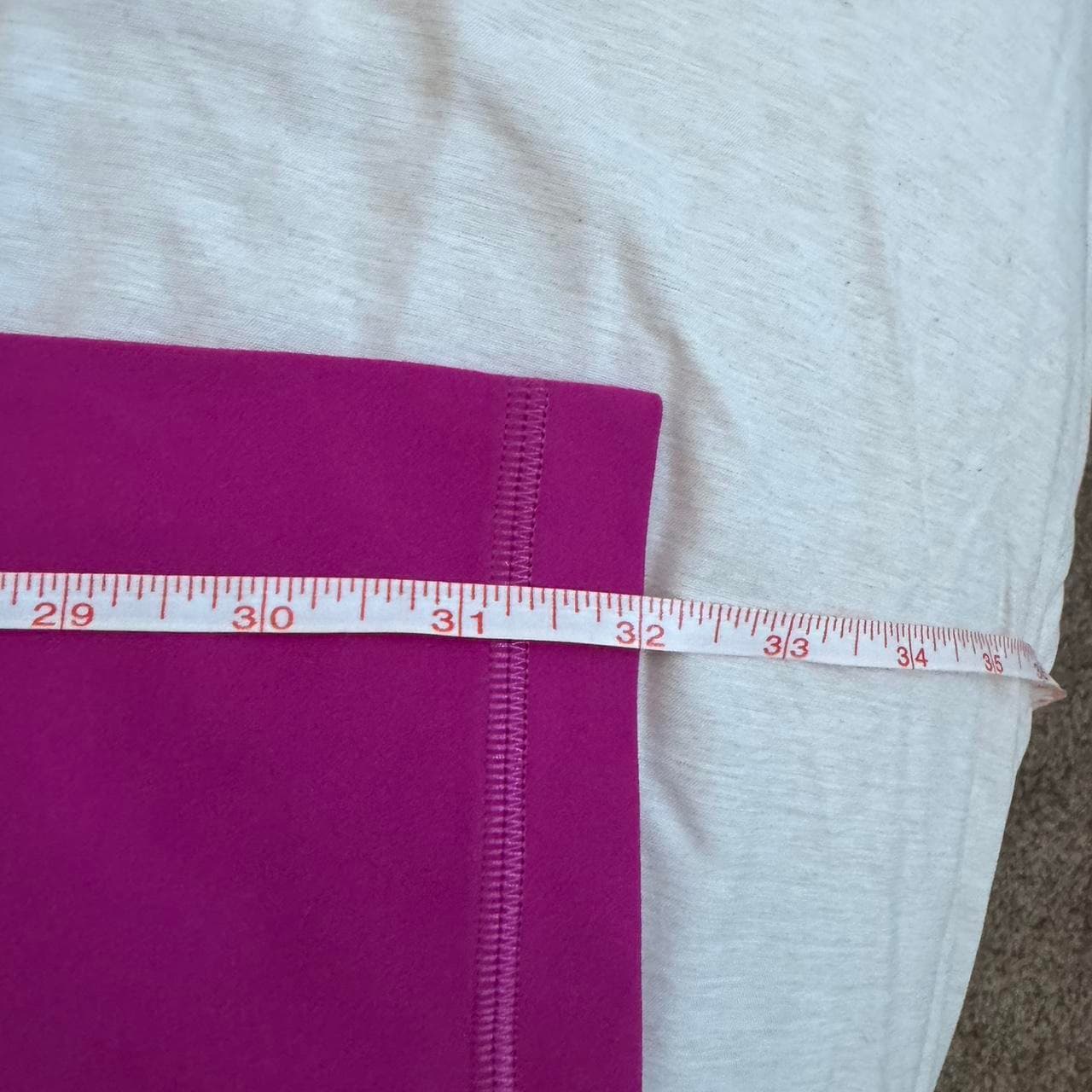 Pink lululemon align leggings size 6. 32” length and... thumbnail 2