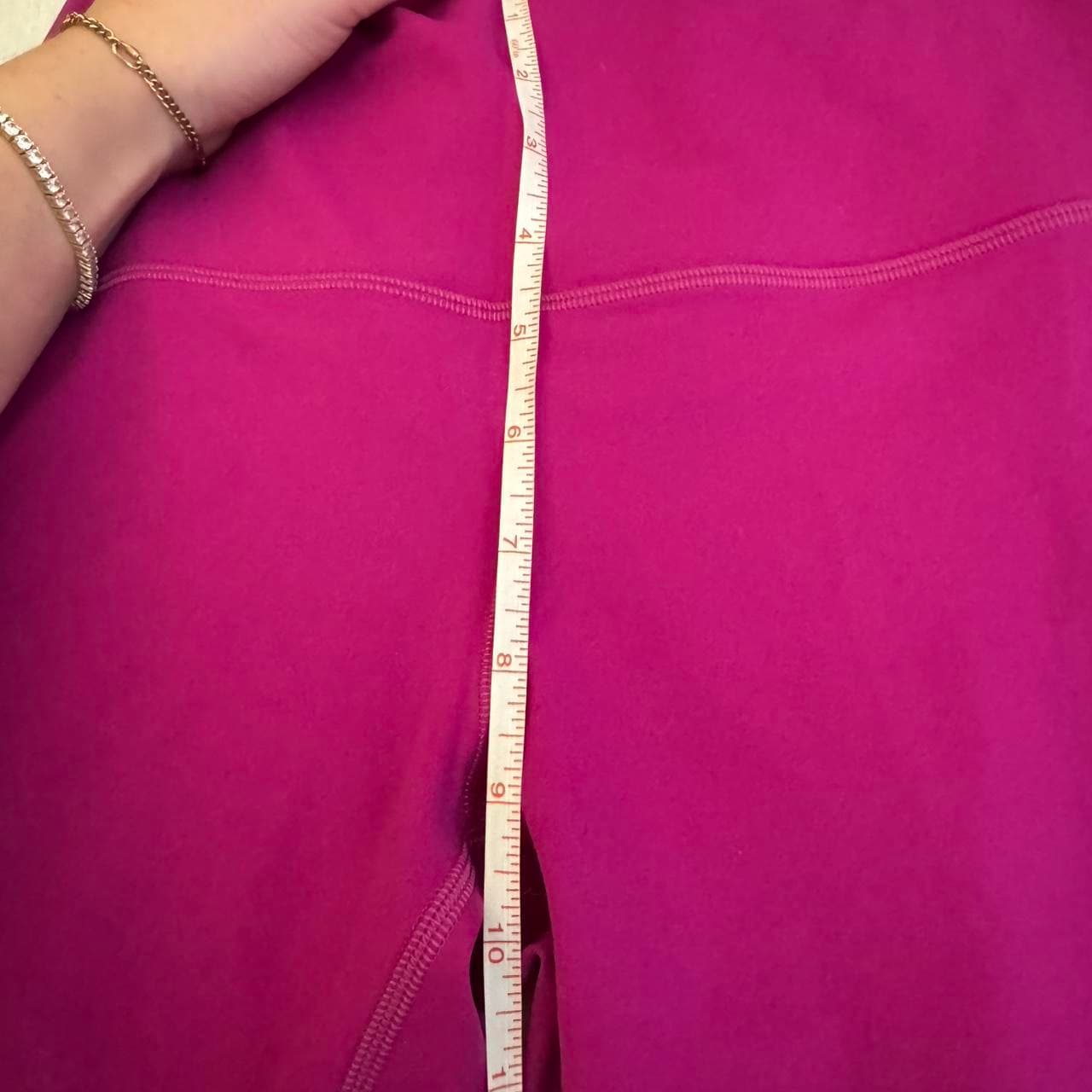 Pink lululemon align leggings size 6. 32” length and... thumbnail 3
