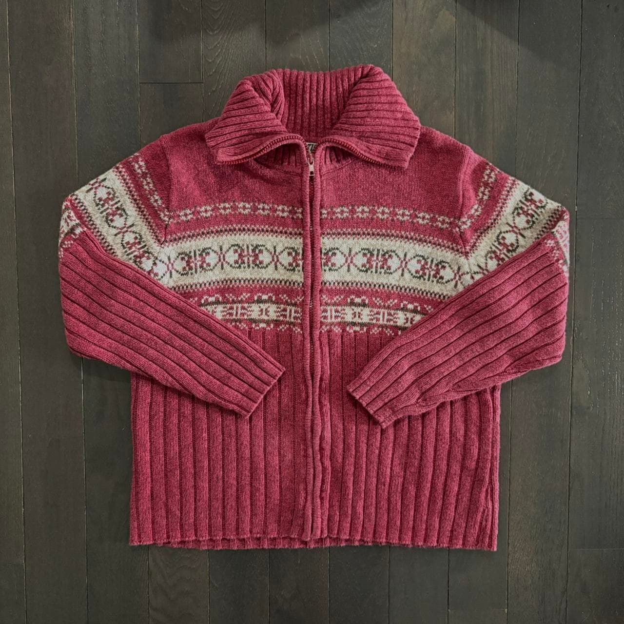 vintage knit zip-up sweater

#grandpasweater... - Image 1