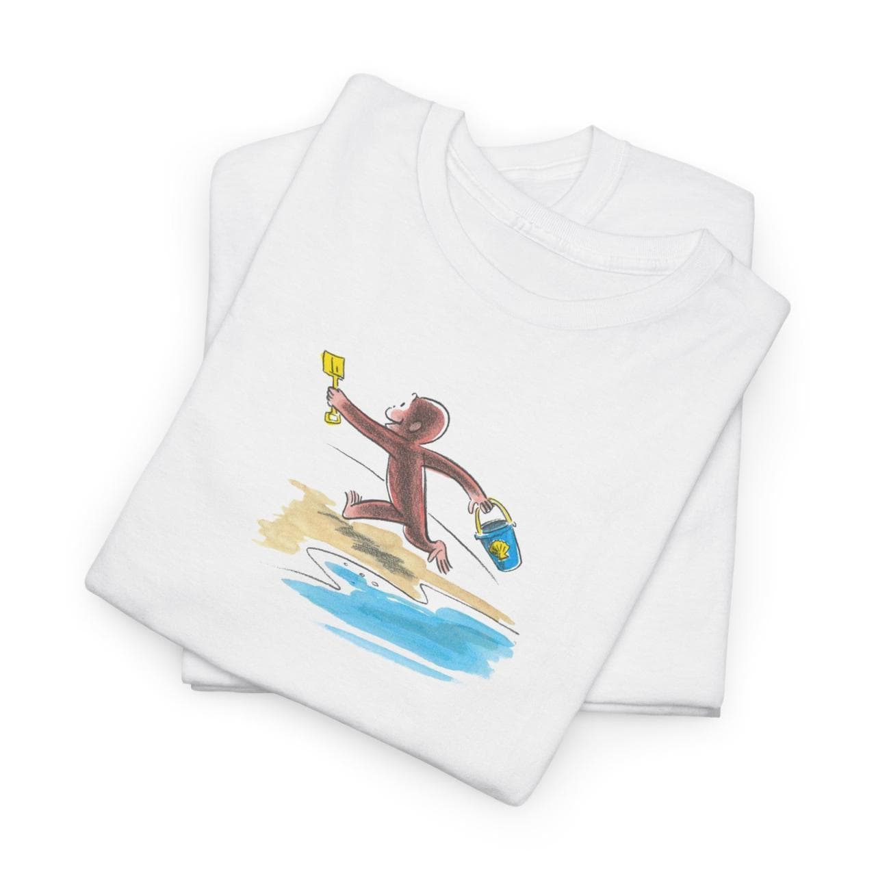 Curious George Tee 

Available in White, Natural,... thumbnail 3