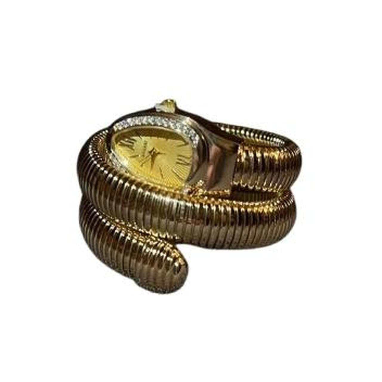 Gold snake watch that wraps around your wrist this... thumbnail 4
