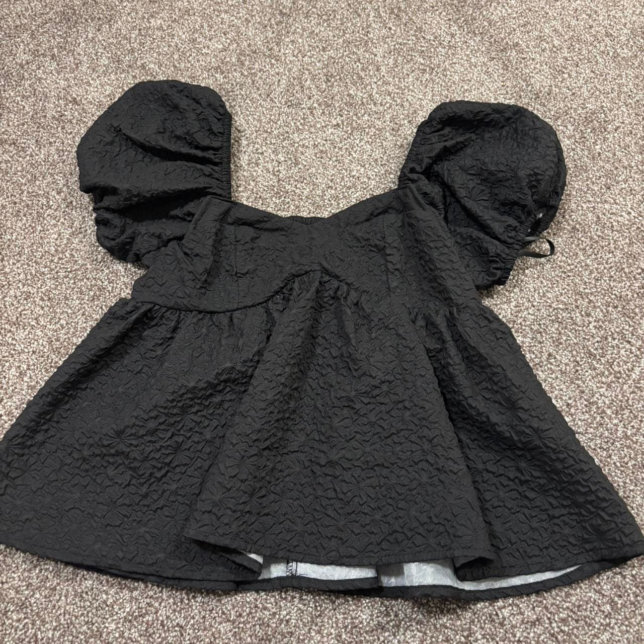 cute black babydoll top - Image 1