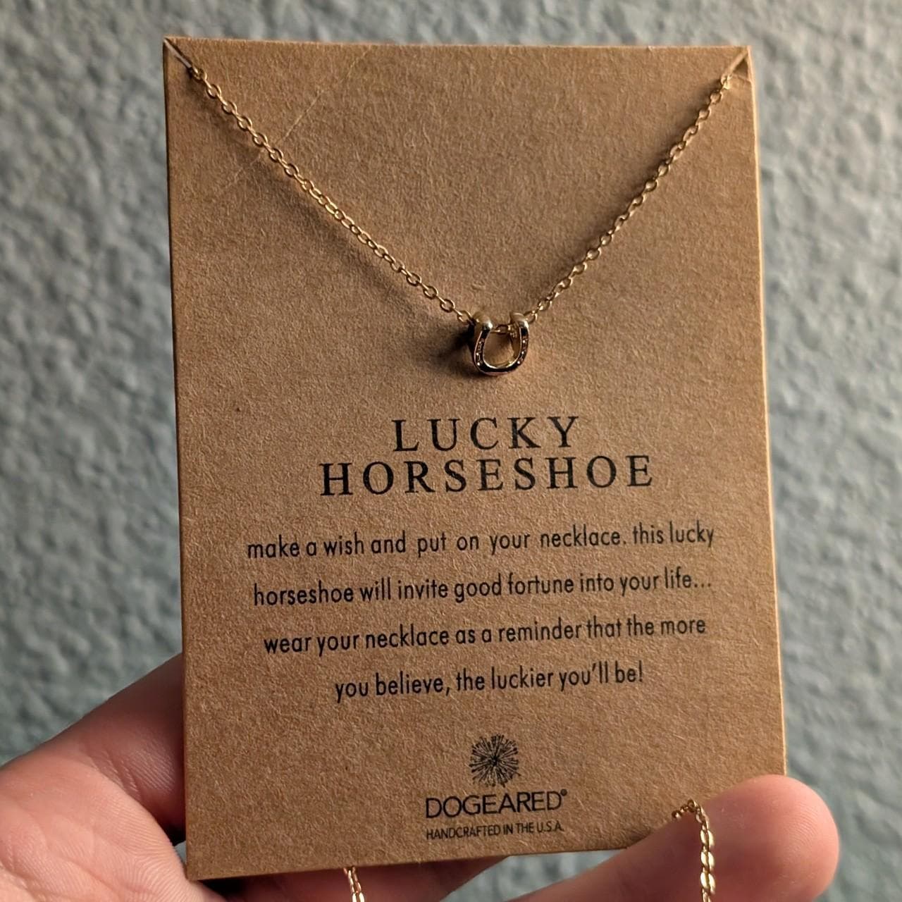 Only a few left in stock!
"Lucky Horseshoe", gold... thumbnail 2