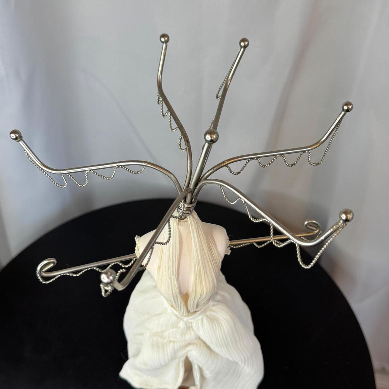 SS Sarna Jewelry Holder Dress Form Figurine Necklace... thumbnail 3
