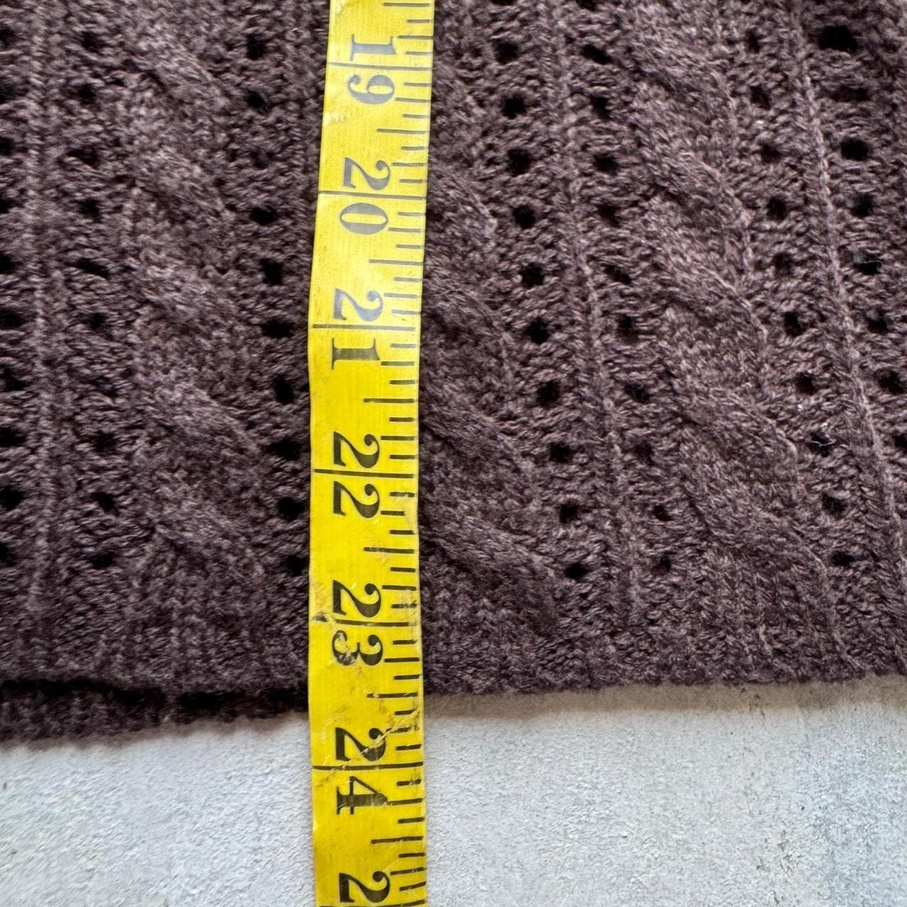 Y2K brown crochet hoodie from Sweater Project 🧶 Cozy... thumbnail 6