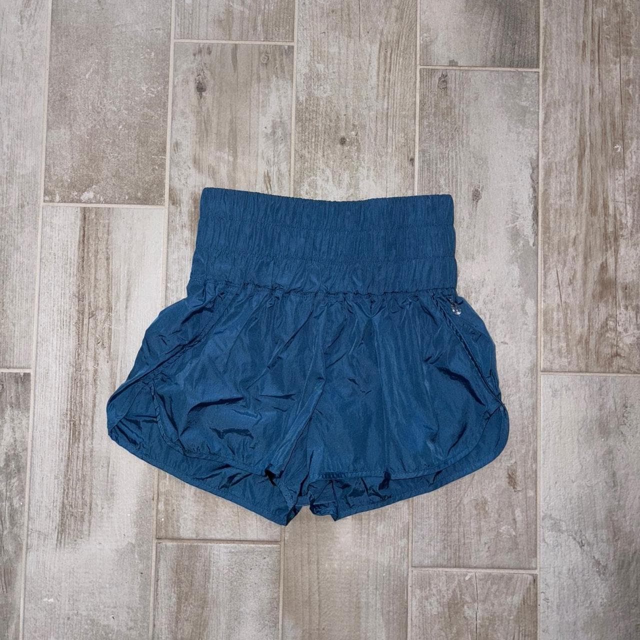 Blue Free People shorts #activewear - Image 1