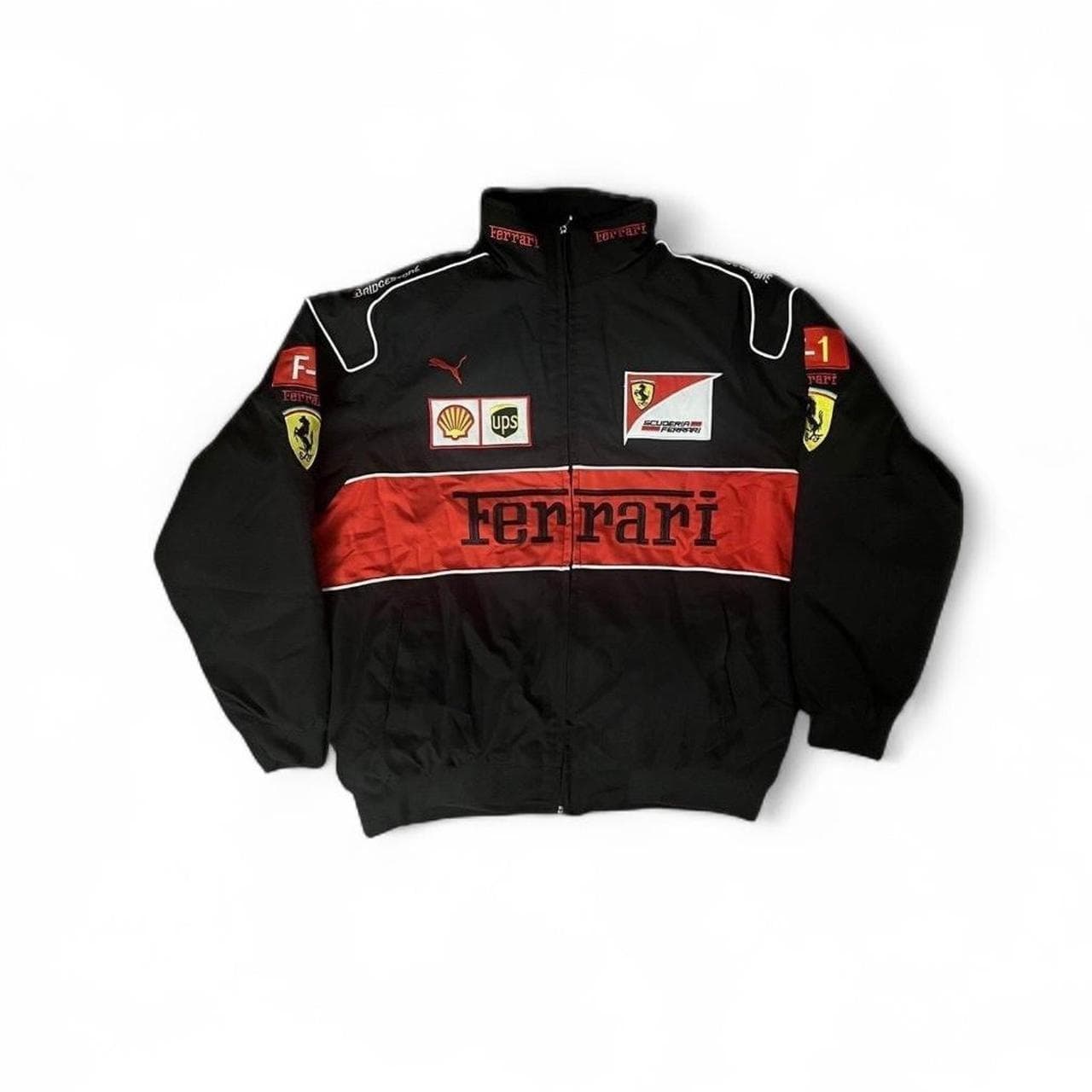 Black and red Puma Ferrari racing jacket #F1... thumbnail 2