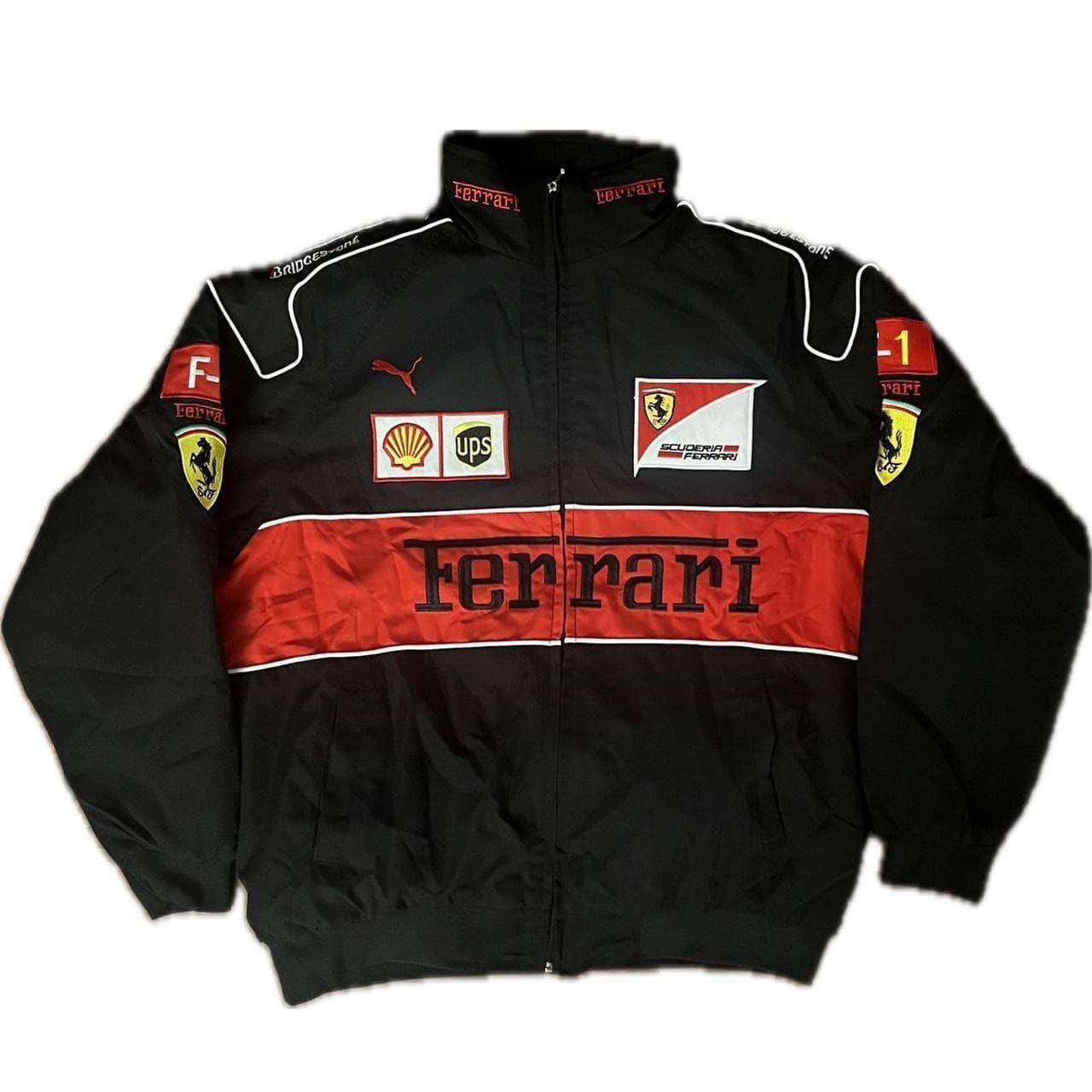 Black and red Puma Ferrari racing jacket #F1... thumbnail 4