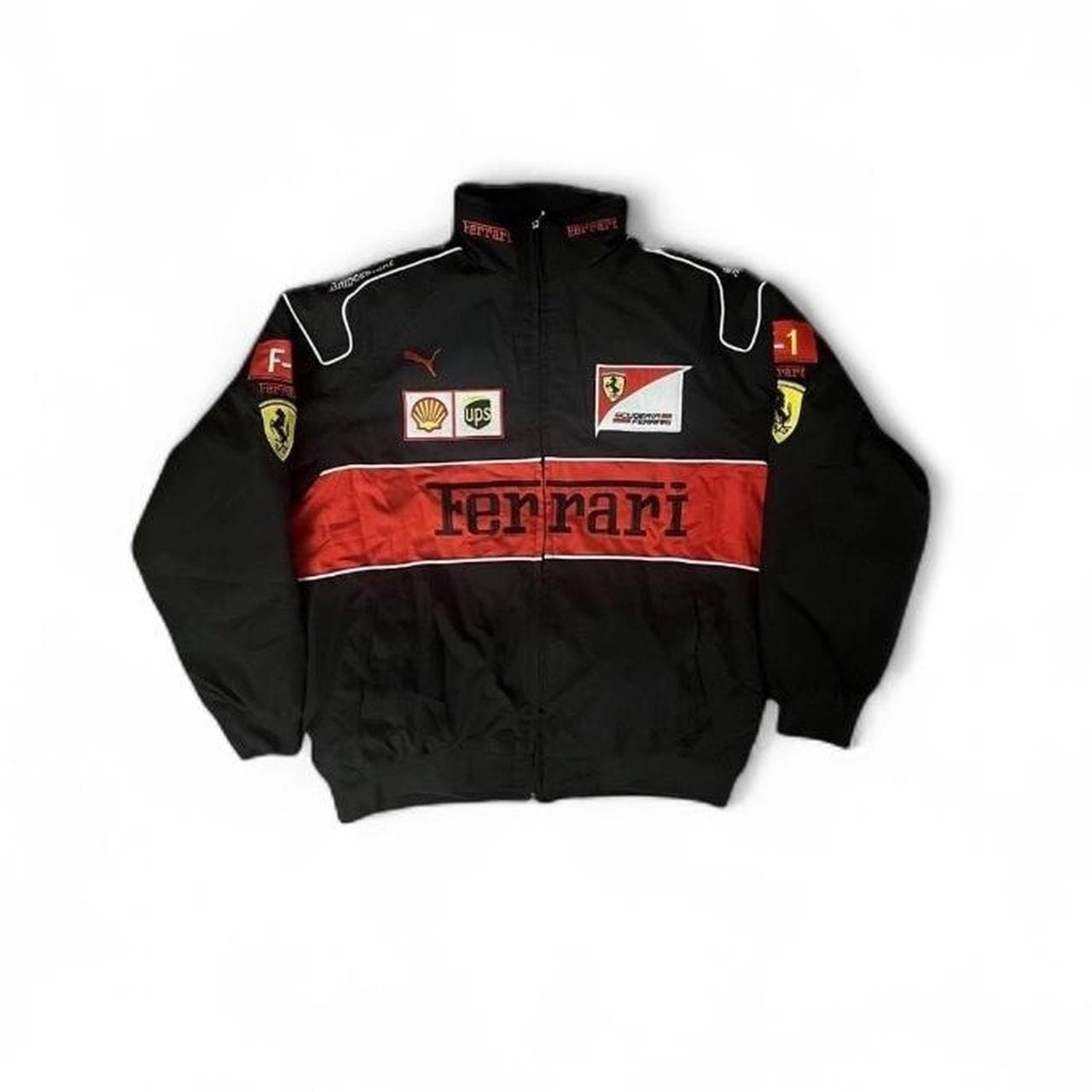 Black and red Puma Ferrari racing jacket #F1... - Image 1
