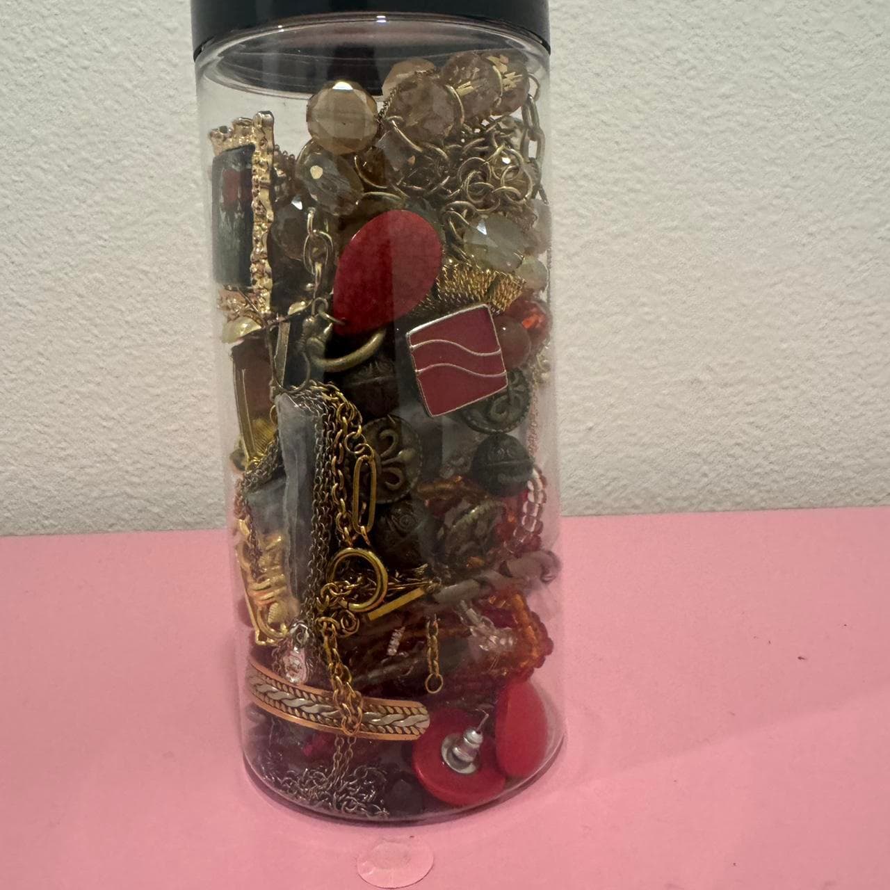Gold and red vintage statement jewelry jar!
New and... thumbnail 3