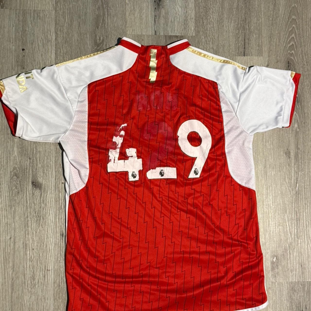 Arsenal red and white away shirt #Gooners thumbnail 2