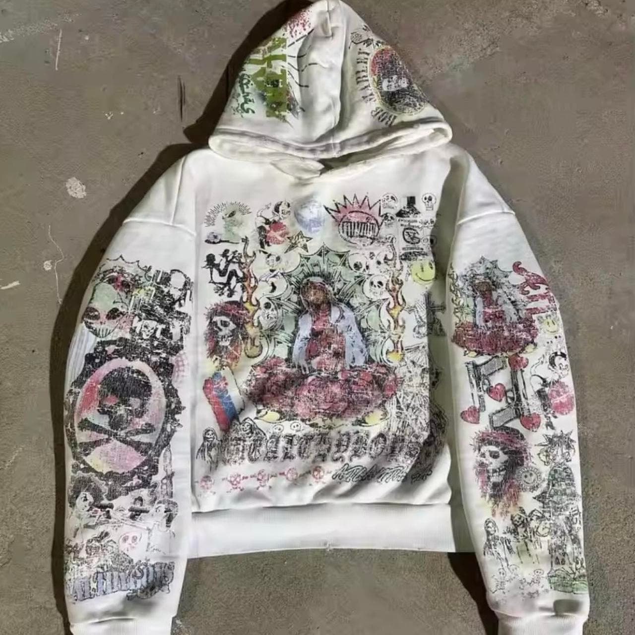 Thrifted Graphic Hoodie 
Size - M
Retail Brand new -... - Image 1