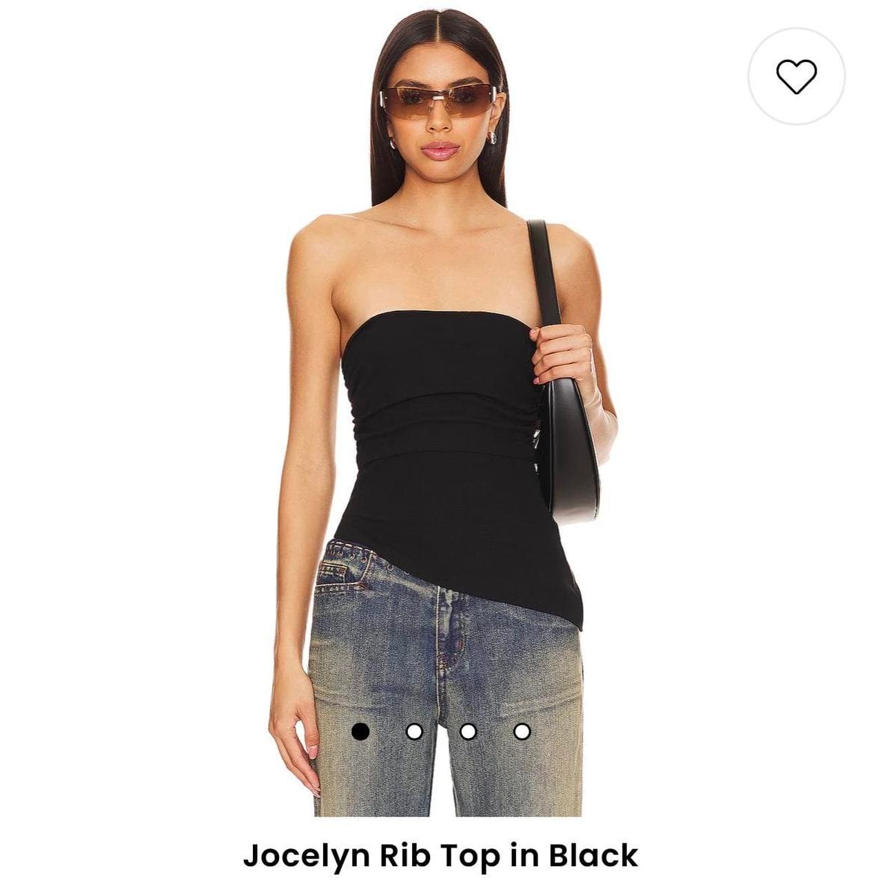 Jocelyn Rib Top in Black LNA never worn still has... thumbnail 3