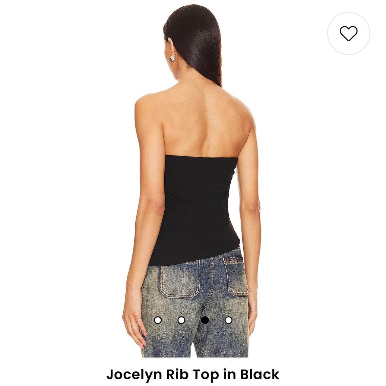 Jocelyn Rib Top in Black LNA never worn still has... thumbnail 5