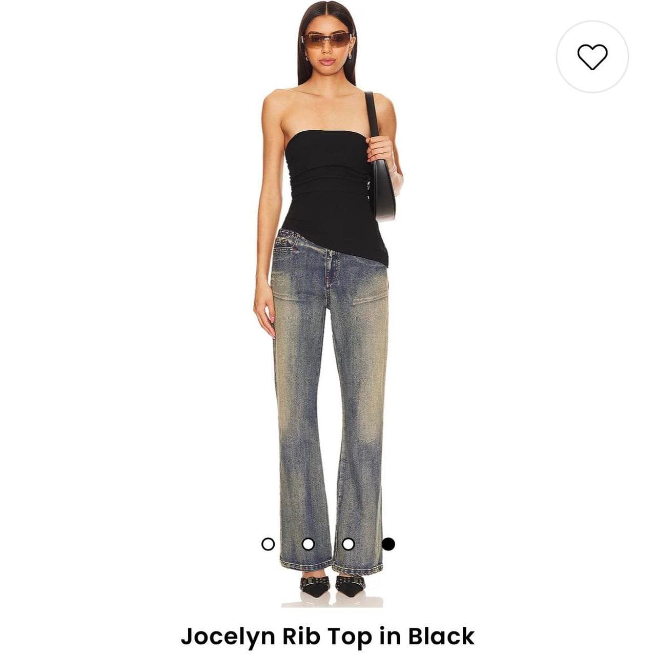 Jocelyn Rib Top in Black LNA never worn still has... thumbnail 6