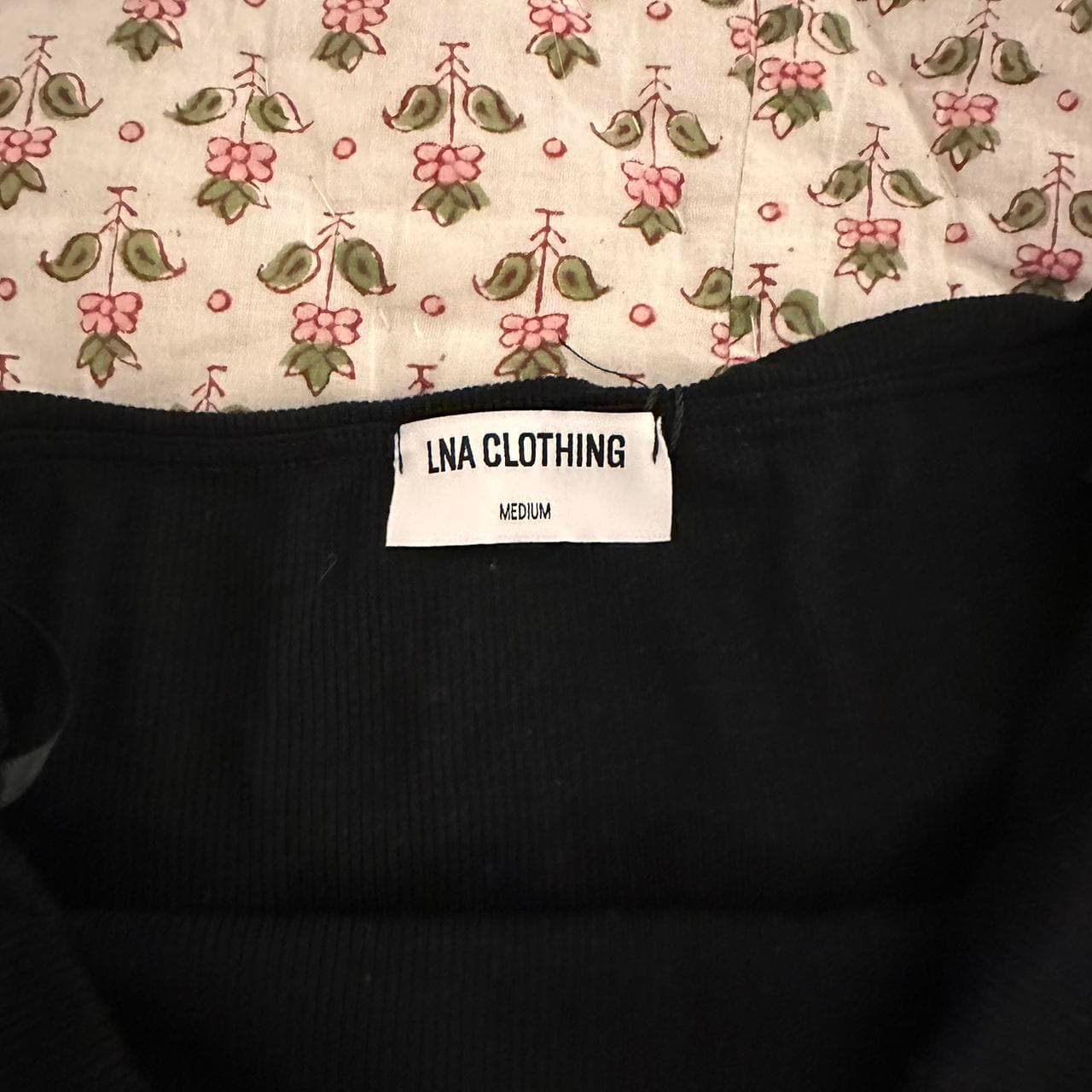 Jocelyn Rib Top in Black LNA never worn still has... thumbnail 8