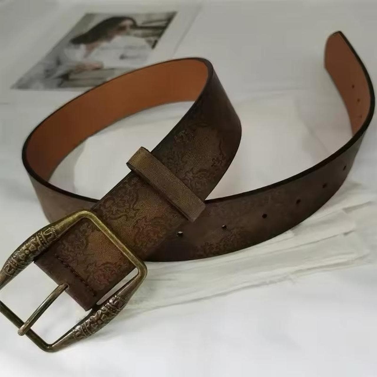 Y2K American Retro vintage style belt 105cm long... thumbnail 4