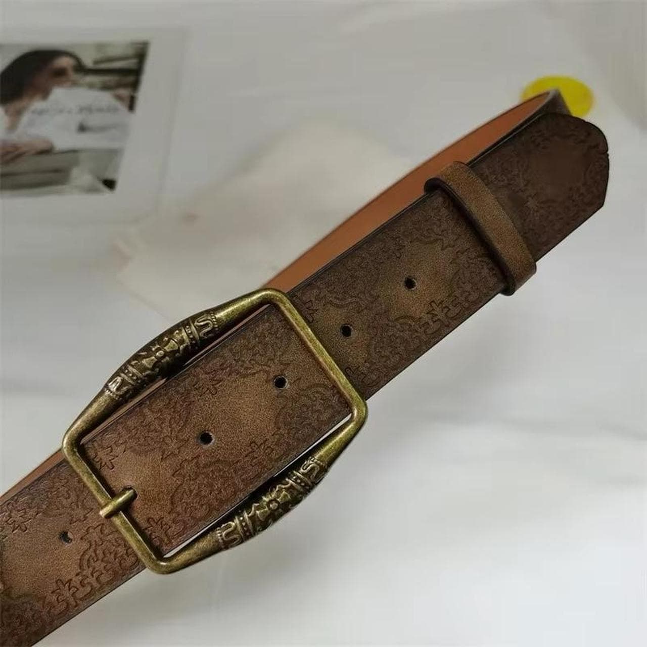 Y2K American Retro vintage style belt 105cm long... - Image 1
