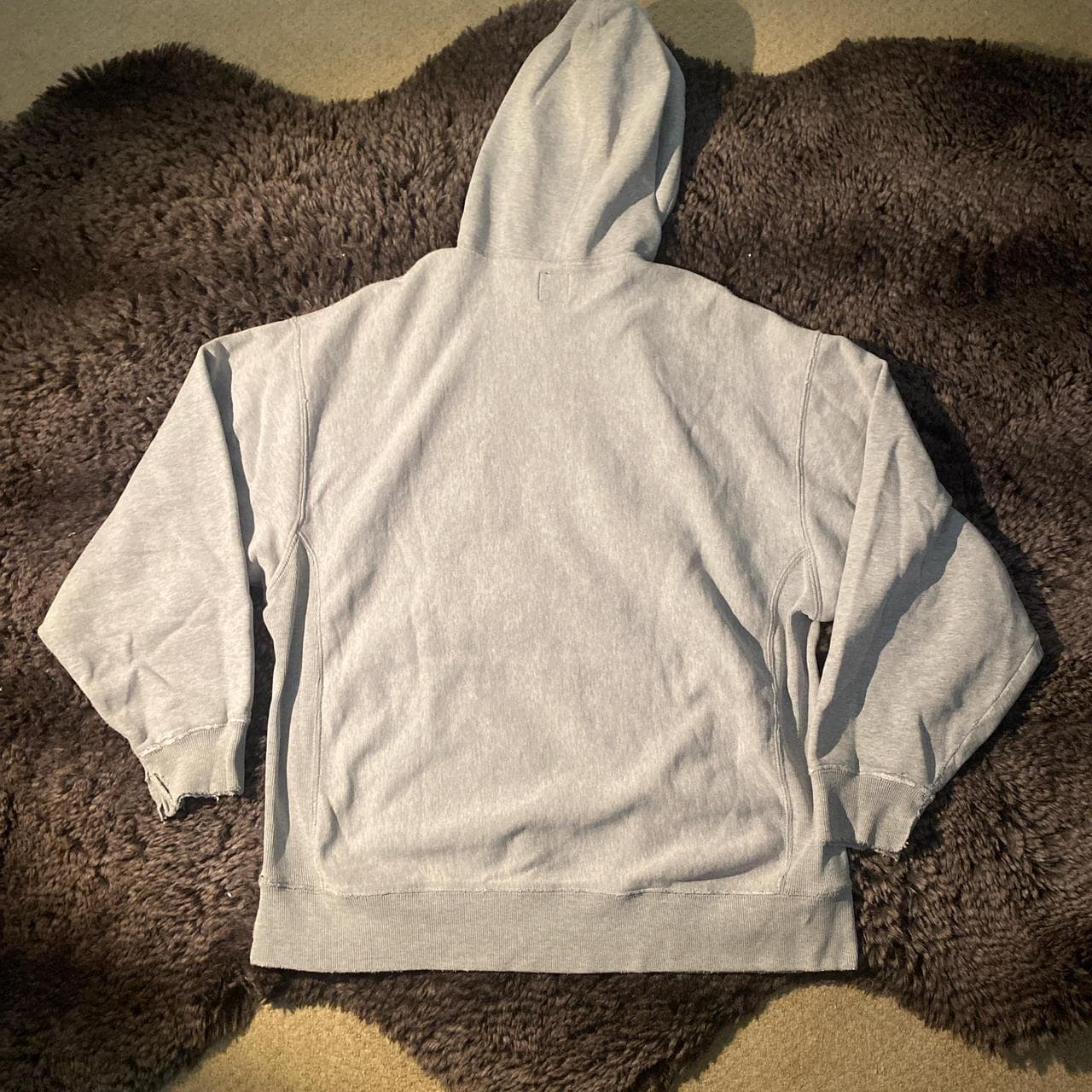 Vintage 90’s distressed heavyweight oversized Grey... thumbnail 6
