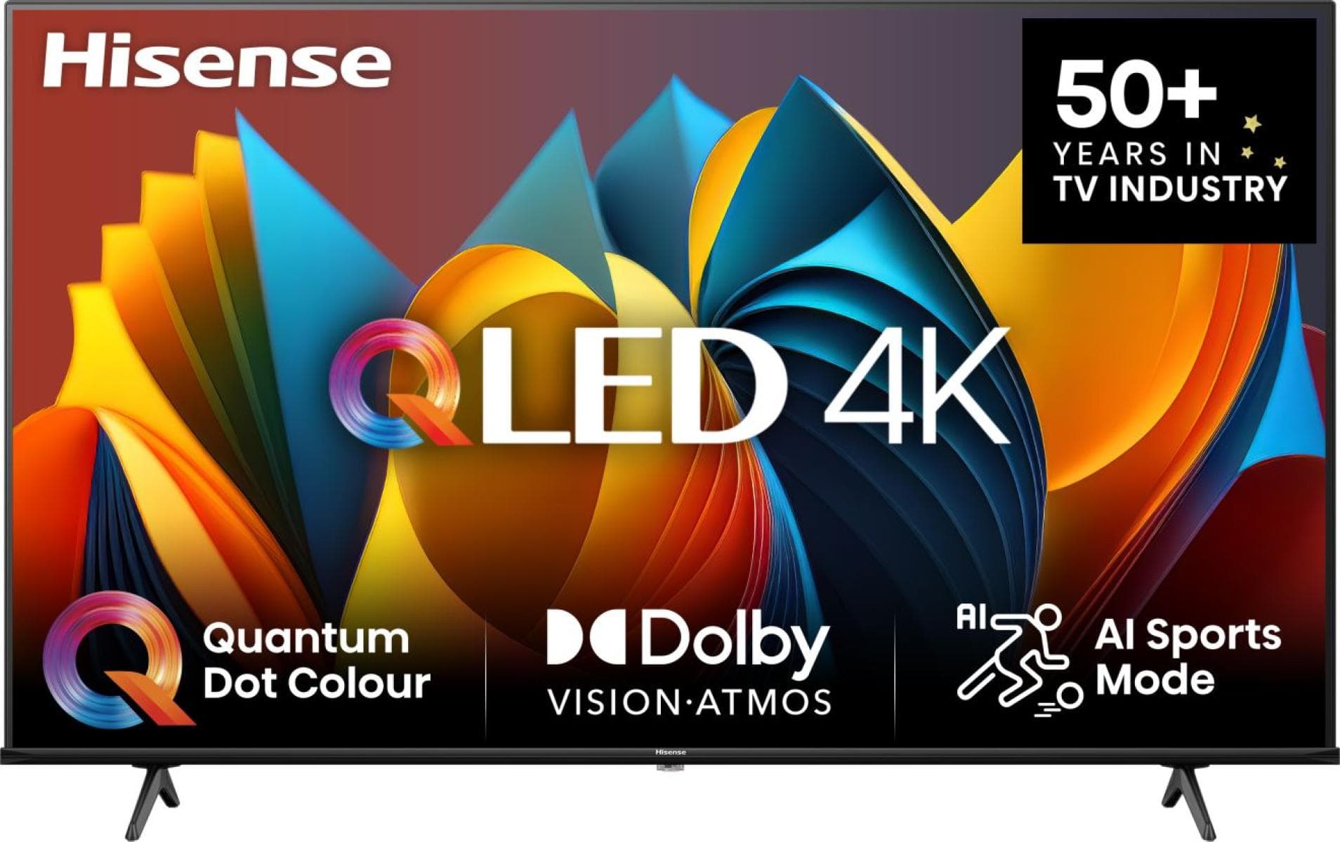 Hisense 55E7NQ 139,7 cm (55") 4K Ultra HD Smart TV Wifi Noir 330 cd/m² - Image 1
