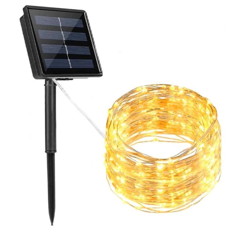 "Guirnalda Luz Hada Solar 10 metros, 100 LEDS" - Image 1