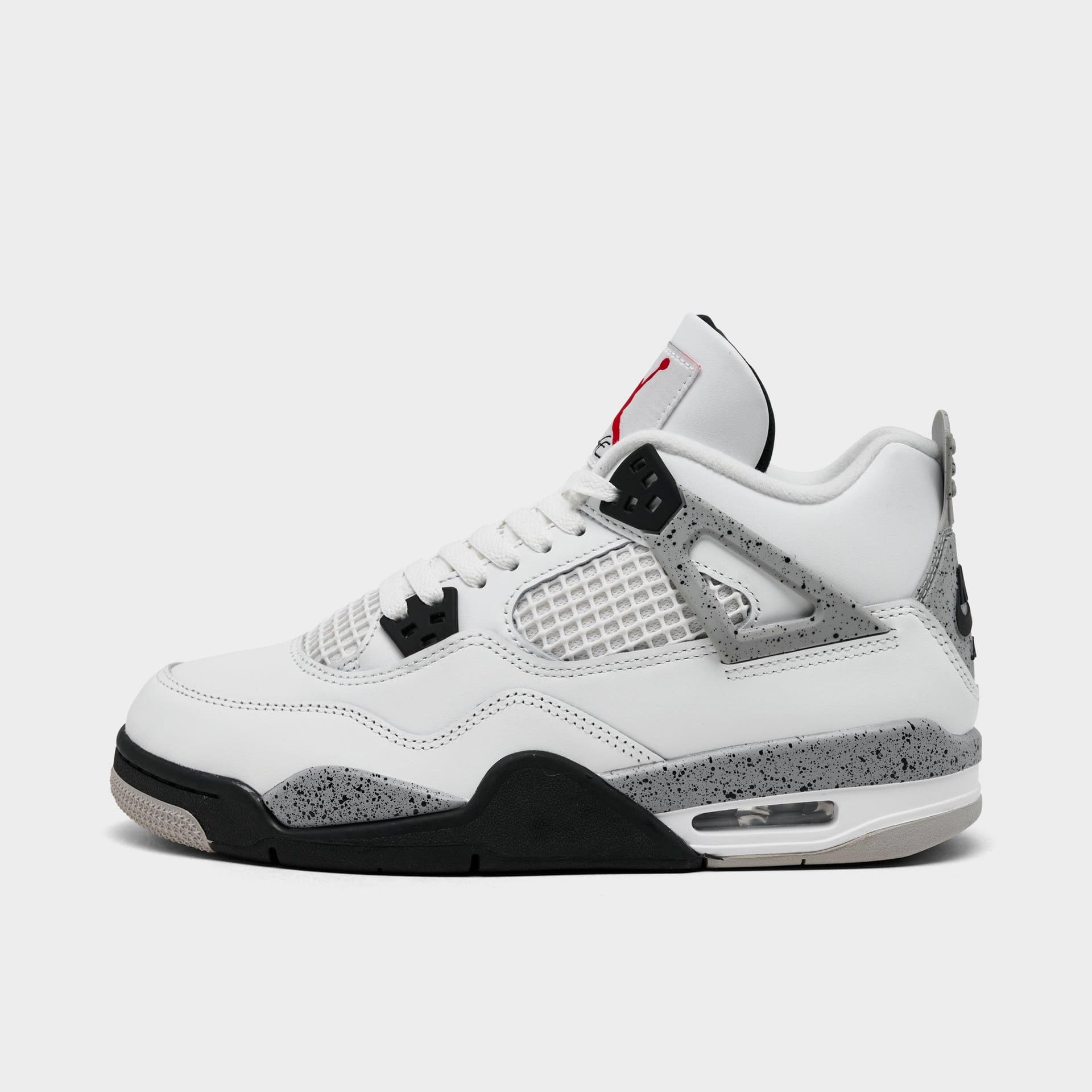 Big Kids' Air Jordan Retro 4 Basketball Shoes - Image 1
