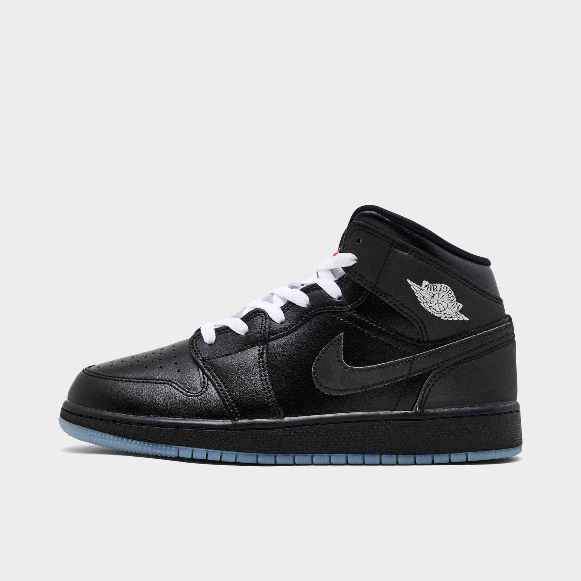 Big Kids' Air Jordan Retro 1 Mid Casual Shoes - Image 1