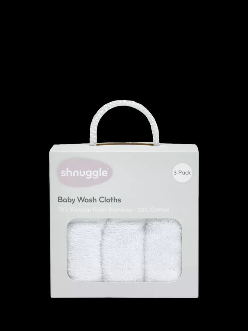 Snhuggle Bamboo Wash Cloths, Pack of 3 - Image 1