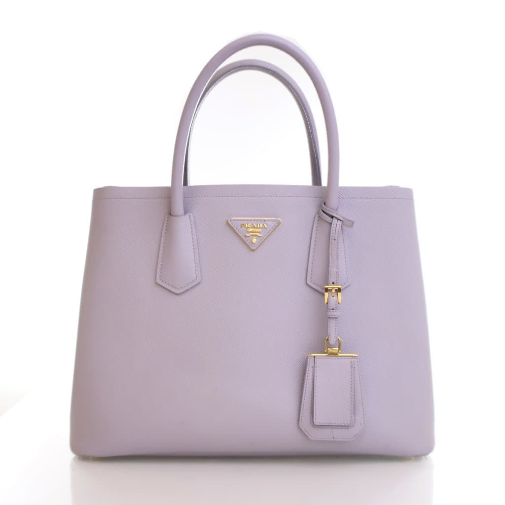 Prada Medium Saffiano Double Tote