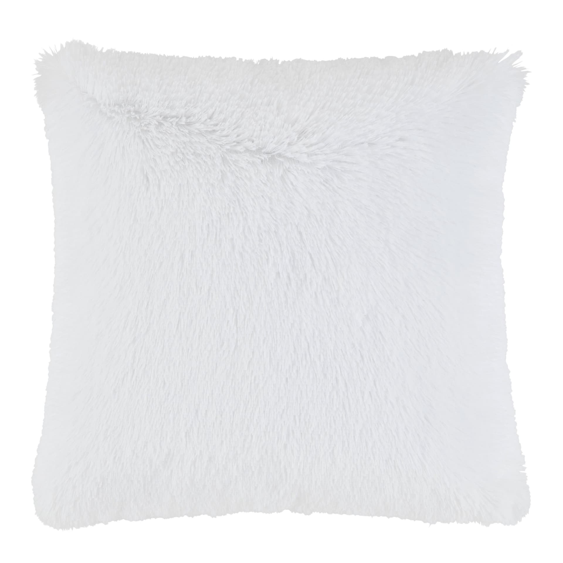 Zierkissen Fluffy in Weiß ca. 45x45cm - Image 1