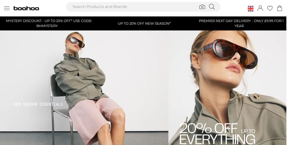 boohoo | Womens and Mens Clothes | Shop Online Fashion - Image 1