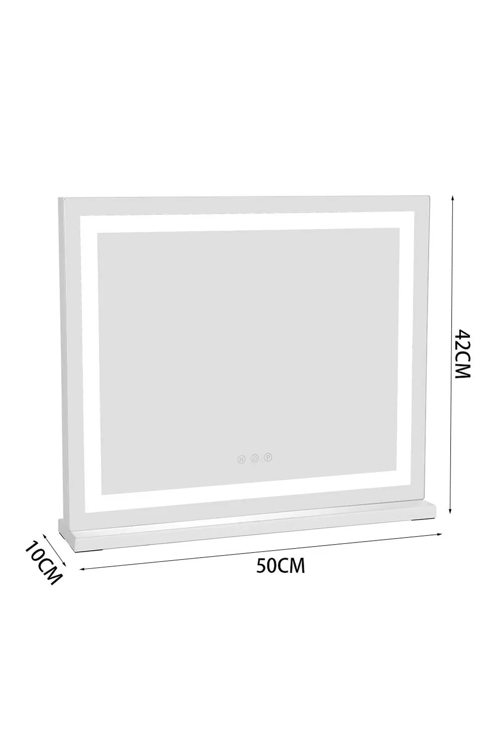 Vanity Mirror with Lights,3 Lighting Modes,Touch Screen Control,Tabletop Cosmetic Mirror For Bedroom thumbnail 4
