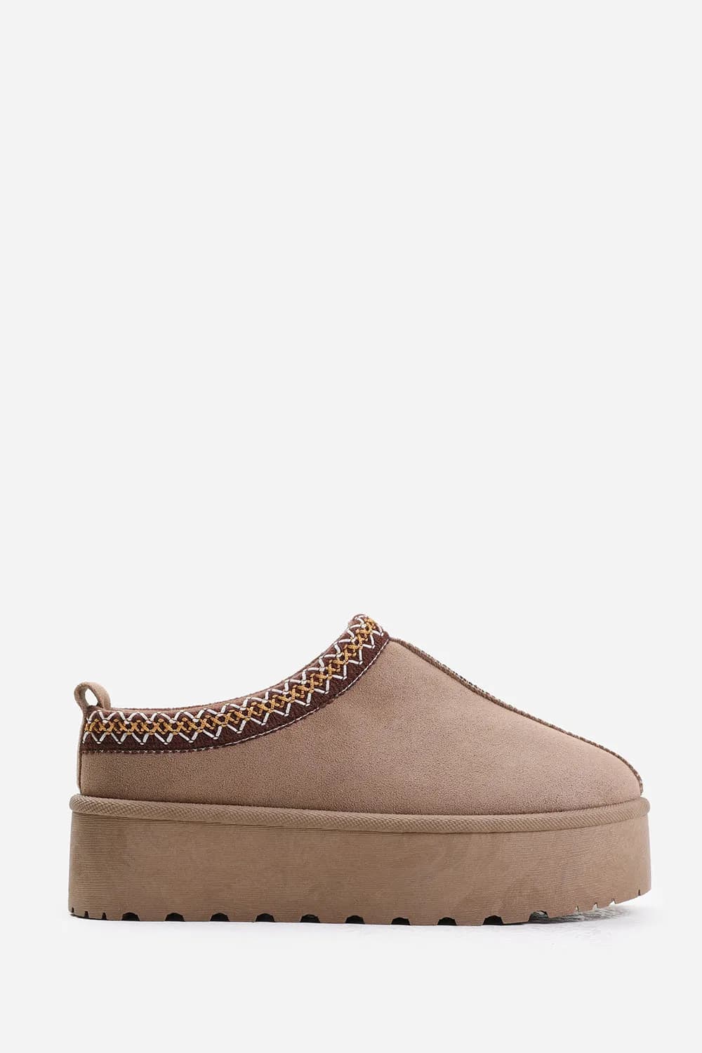 'Freeze' Flatform Embroidered Low Ankle Slipper Boots thumbnail 2