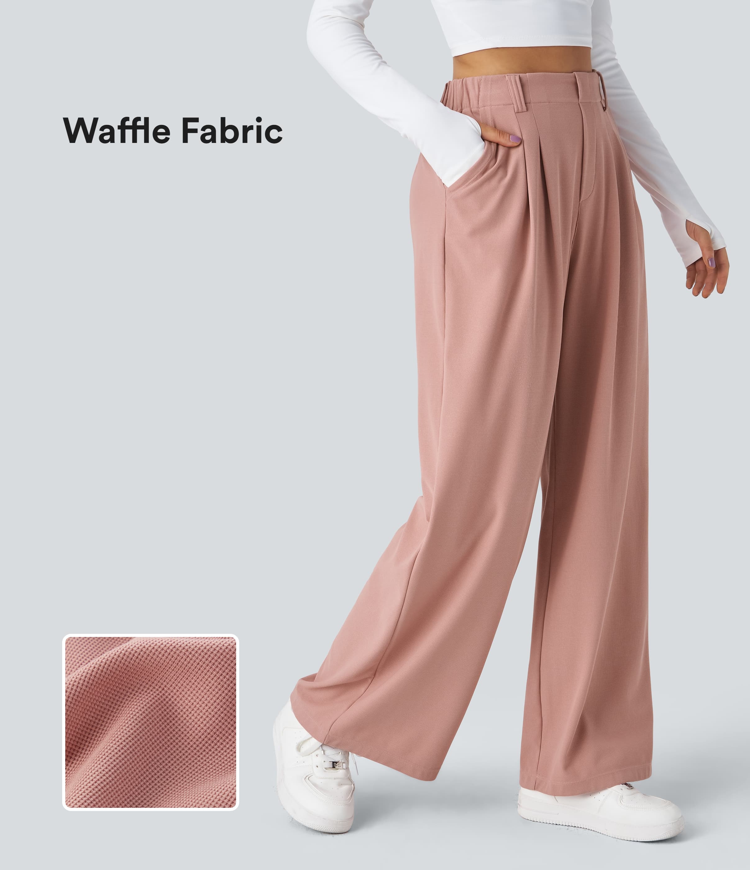 Halara Flex Waffle Work Pants