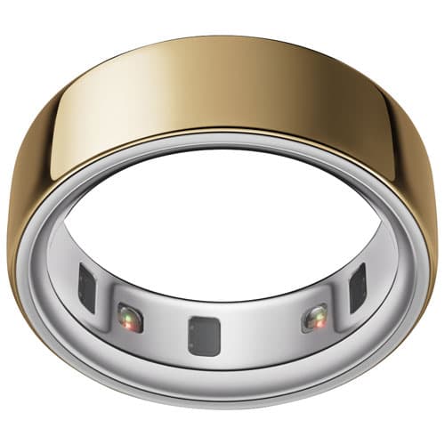 Oura Ring 4 Sleep & Fitness Smart Ring - Gold - Size 6 | Best Buy Canada - Image 1