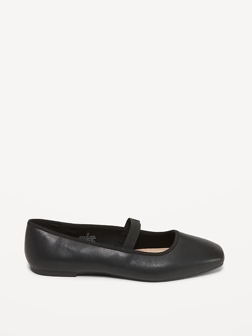 Mary Jane Square-Toe Ballet Flats thumbnail 4