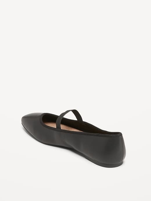 Mary Jane Square-Toe Ballet Flats thumbnail 6