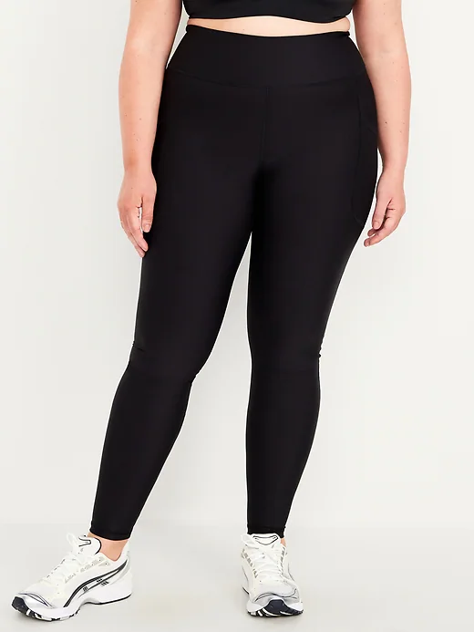 High-Waisted PowerSoft Full-Length Pocket Leggings 31" thumbnail 6
