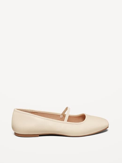 Mary Jane Square-Toe Ballet Flats thumbnail 9