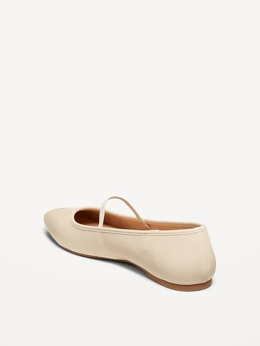 Mary Jane Square-Toe Ballet Flats thumbnail 10