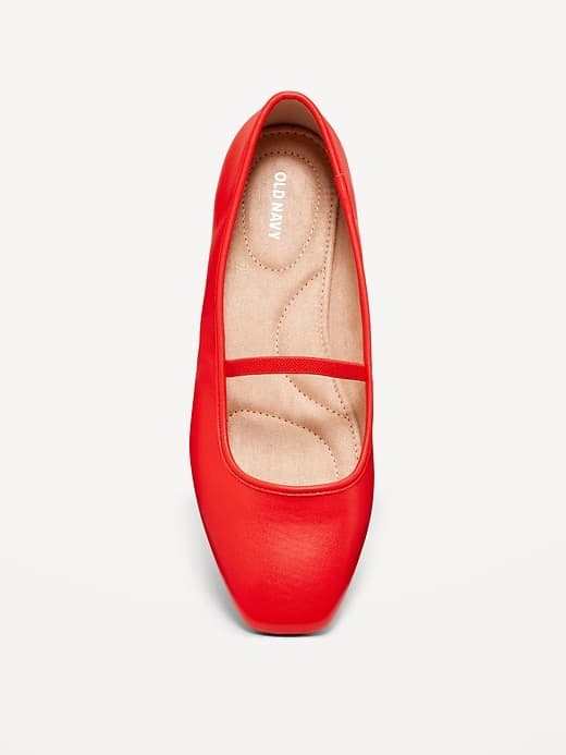 Mary Jane Square-Toe Ballet Flats thumbnail 12