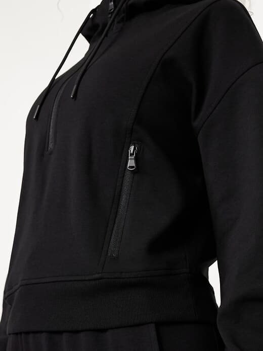 Dynamic Fleece Half-Zip Hoodie Sweatshirt thumbnail 17