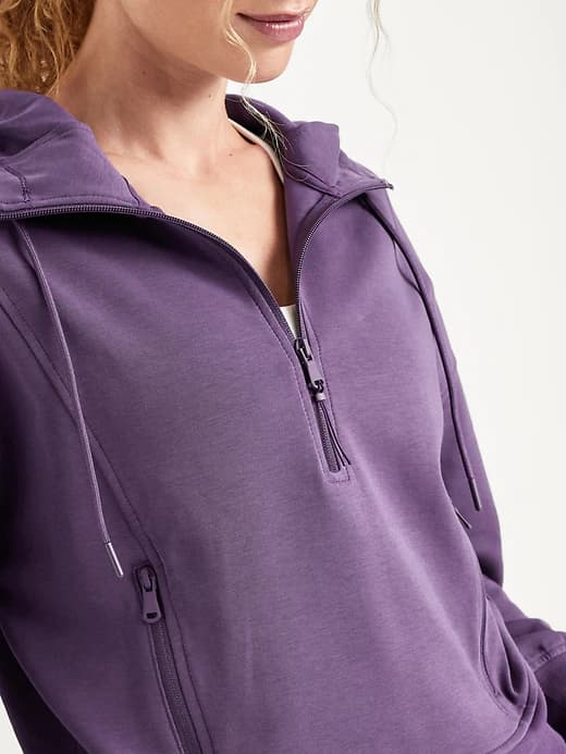 Dynamic Fleece Half-Zip Hoodie Sweatshirt thumbnail 11
