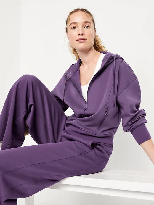Dynamic Fleece Half-Zip Hoodie Sweatshirt thumbnail 10