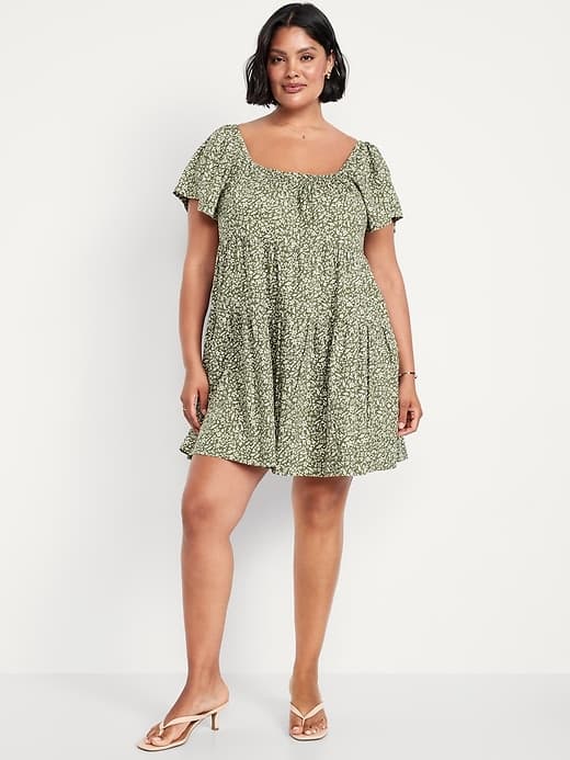 Tiered Mini Swing Dress thumbnail 16