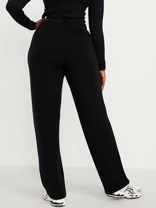 High-Waisted Bounce Fleece Trouser Sweatpants thumbnail 5