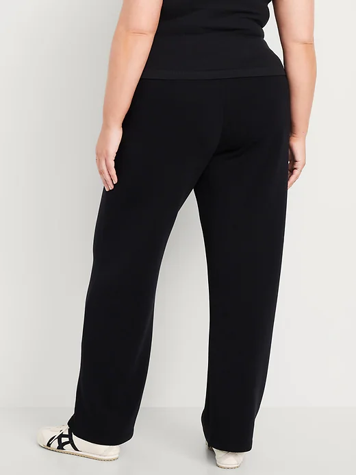 High-Waisted Bounce Fleece Trouser Sweatpants thumbnail 7