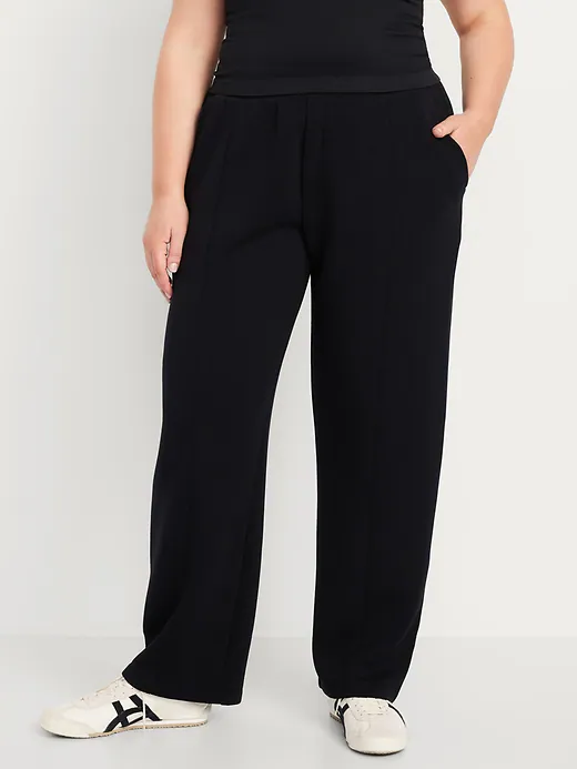 High-Waisted Bounce Fleece Trouser Sweatpants thumbnail 6