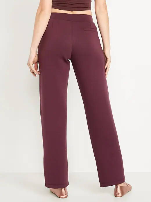 High-Waisted Bounce Fleece Trouser Sweatpants thumbnail 9