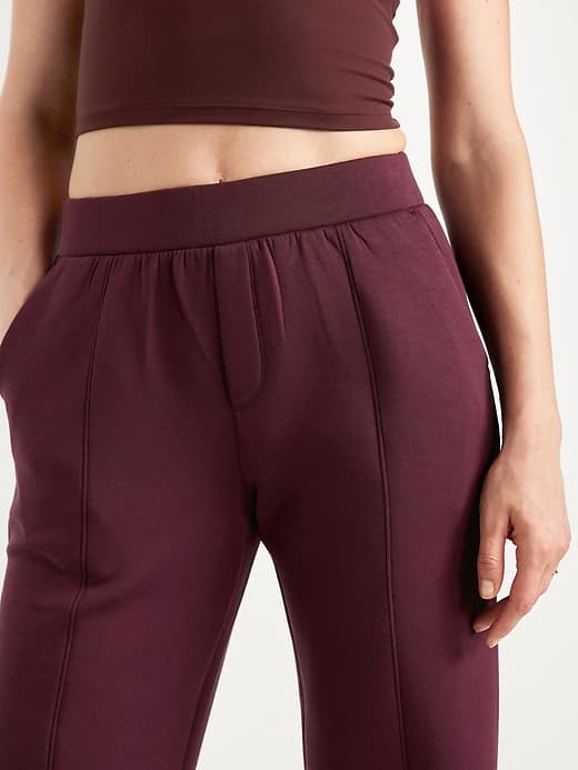 High-Waisted Bounce Fleece Trouser Sweatpants thumbnail 10